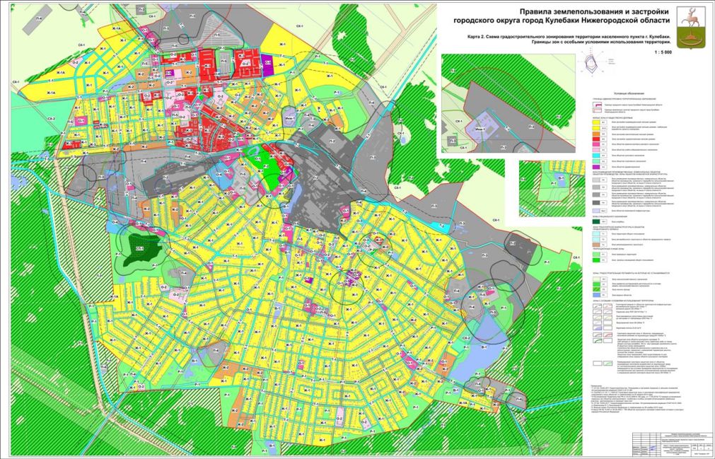 Карта кулебаки нижегородской области